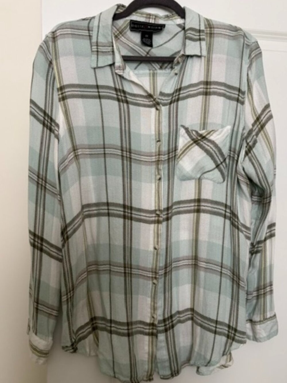 Polly & Esther Lightweight Flannel Shirt - Size 2X